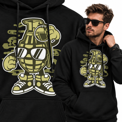 BLUZA Z KAPTUREM ANIMOWANA  GRENADE
